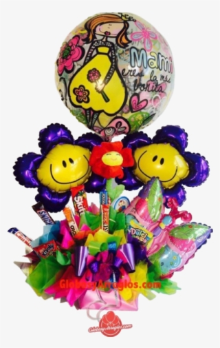 Arreglos Con Globos Feliz Dia #7726587