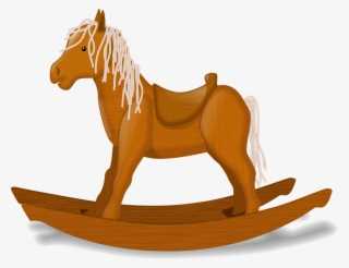 Vector Wooden Horse - Rocking Horse Clip Art #7727354