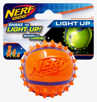 Brand New Light Up Nerf Dog Led Spike Ball - Giant Nerf Ball #7728135