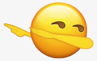 Dab Emoji Transparent Transparent Background - Dab Emoji No Background #7728136