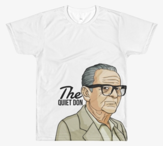 Premium Large Print Quiet Don White T-shirt - Cartoon #7728578 Premium Large Print Quiet Don White T-shirt - Cartoon #7728578