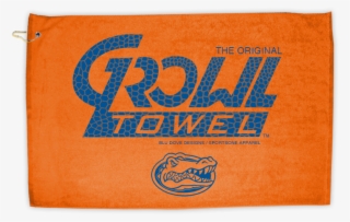 Orange And Blue Growl Towel - Paper #7730180