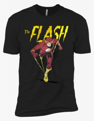 Flash Classic Barry Allen Dash Men's T-shirt Nl3600 - Flash #7730324