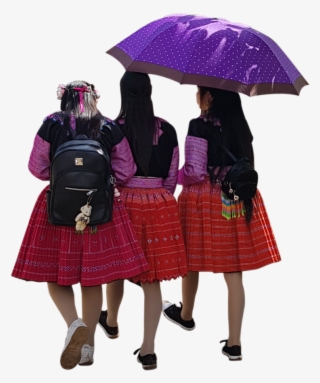 Cutout People 0121 Nation H'mong - Girl #7730415