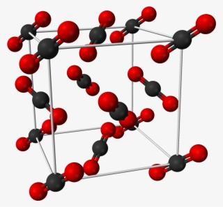Carbon Dioxide Unit Cell 3d Balls - Carbon Dioxide Structure #7731359
