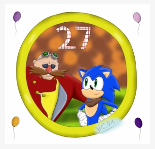 Happy Birthday To Sonic And Eggy~ - Cartoon #7732699