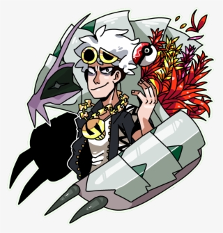 Guzma Sticker - Cartoon #7733219