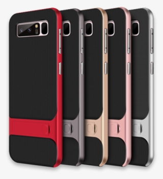 777-silicon Pc Stand Protective Cover For Samsung Note - Mobile Phone #7733586