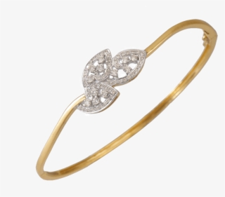 18kt Yellow Gold And Diamond Bangle - Diamond #7733626