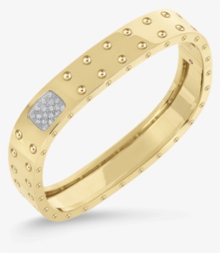 Roberto Coin Two Row Square Diamond Bracelet - Bracelet #7734156