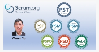 Congratulations To Professional Scrum Trainer Warren - Scrum #7734310