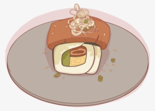 Hand Drawn Food Japanese Cuisine Plate Png And Psd - Macaroon #7735026