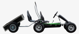 Large Green Go Kart With Extra Seat And Large Tipping - Go-kart #7735409