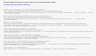 108 Names Of Lord Ganesh - Document #7737318