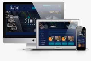 Restaurant Website Design - Web Design Mockup Png #7737382