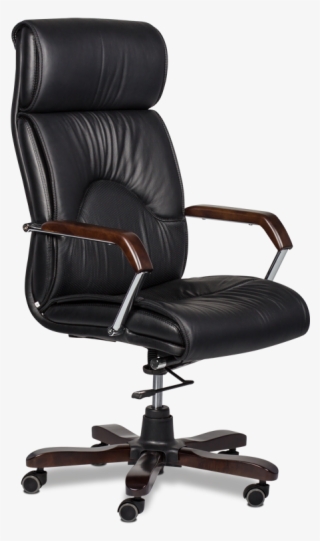 High Back Quality Manager Ergonomic Computer Top Leather - Cadeira De Computador Png #7738367