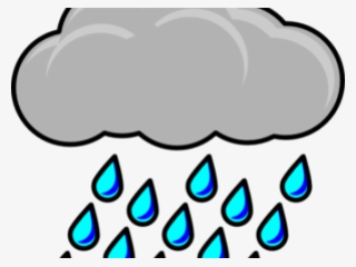 Raining Cliparts - Cloud And Rain Drops Clipart #7739438