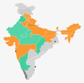 India's Bjp Slips - Government In Indian States #7740276
