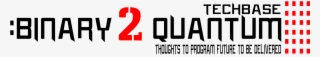 Binary 2 Quantum - Graphic Design #7740361
