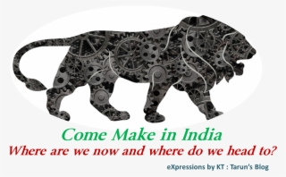 Narendra Modi's Policies For The Youth - Make In India Symbol #7740989