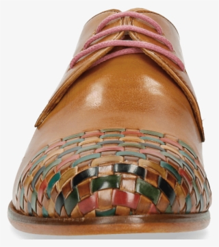 Derby Shoes Selina 14 Tan Interlaced Multi - Slip-on Shoe #7741125