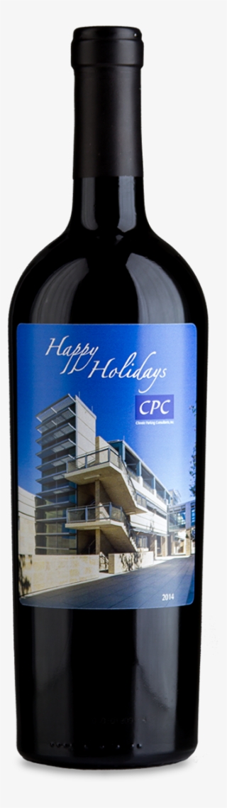 Holiday Branded Wine Bottle - Corporate Logo Wine Bottles #7741530