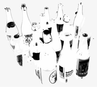 Bottles - Monochrome #7741709