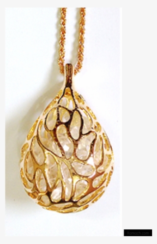 Buy Oval Shaped Golden Color Pendant With Long Chain - Locket #7742743