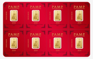 Pamp Lunar Dog 8x1gm - Pamp #7742799