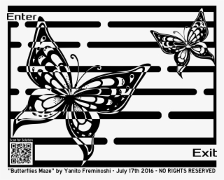 This Free Icons Png Design Of Butterflies Maze By Yanito #7742905