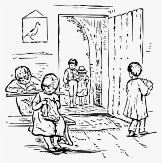 Late For School Clip Art - Cartoon Pictures Of Child Late For School #7742965