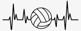 Heartbeat Volleyball - Health Is Wealth Poster #7743208