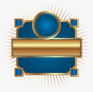 Free Png Download Decorative Label Blue Clipart Png - Portable Network Graphics #7744468