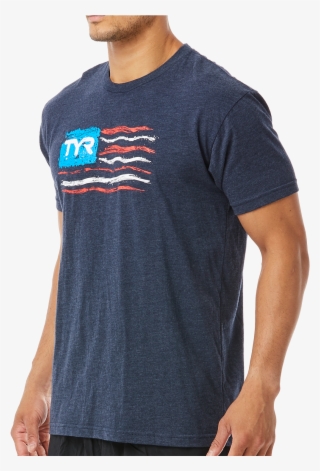 Tyr Men's “let Freedom Swim” Graphic Tee - Man #7745976