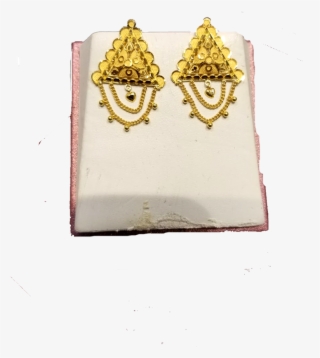Gold Earrings - Wallet #7746276