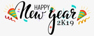 Happy New Year Logo Vector Free Download - Happy New Year Logo 2019 #7746494