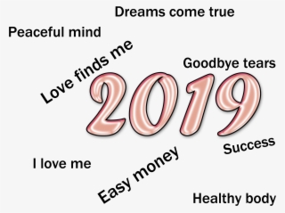 New Year Wishes For 2019 Free Png - Carmine #7746646