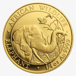 2018 Somalian Elephant 1/4oz Gold Coin - Gold Coin #7746870