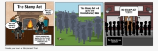 Stamp Act And Repeal Of Stamp Act - Stamp Act Storyboard #7747448