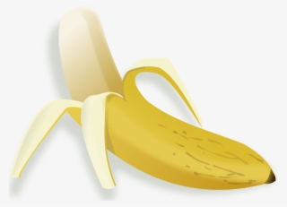 Illustration Of A Banana - Banana Descascada Png #7747629