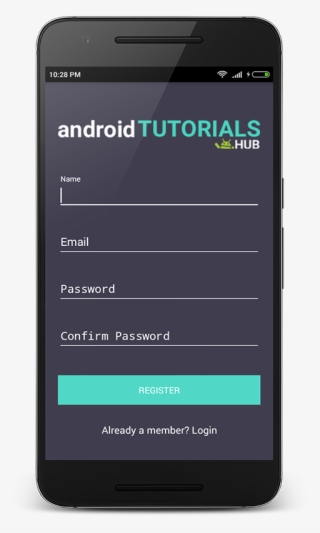 Registration Screen - Smartphone #7748357