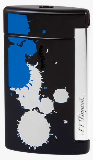 Lighter Minijet Splash Black - S. T. Dupont #7749015