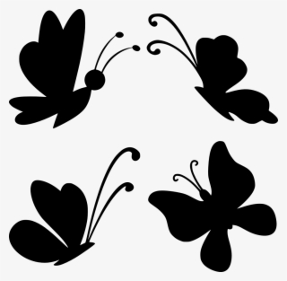 Someone May Argue That Today In The Shops You Can Buy - Butterfly Black And White Vector #7749179