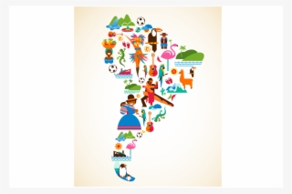 Looking Beyond Brazil For Latin American E-commerce - South America Map Art #7749503