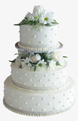 White Wedding Cake - Wedding Cake #7749686