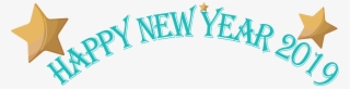 Free Icons Png - Happy New Year 2019 Transparent #7750169