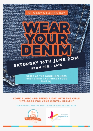 Ladies Day Wear Your Denim - Beyondblue #7750263