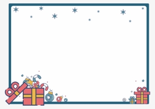 Mbe Style Gift Christmas Border Design Png And Vector - Display Device #7750432