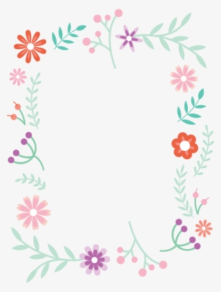 Collection Of Free Transparent Download On Ubisafe - Cute Border Flower Design #7750601