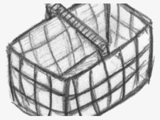 Drawn Basket Empty #7752169